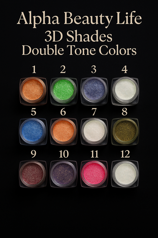 3D Eye Shades Double Tone Colors "Single piece"