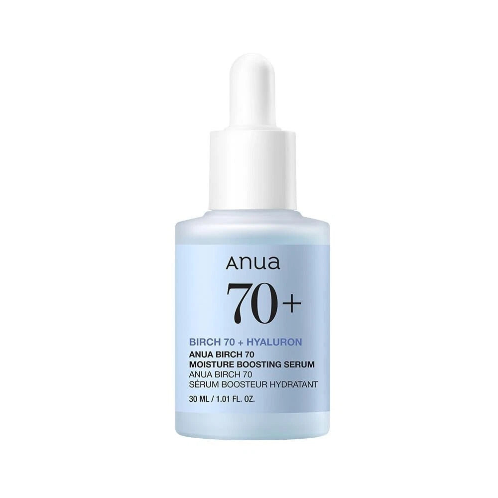 Anua Birch 70 + Hyaluron Moisture Boosting Serum 30ml – Hydrating Korean Skincare for Sensitive Skin
