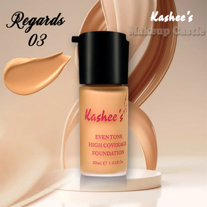 Kashee’s Eventone High Coverage Foundation – 3 Shades