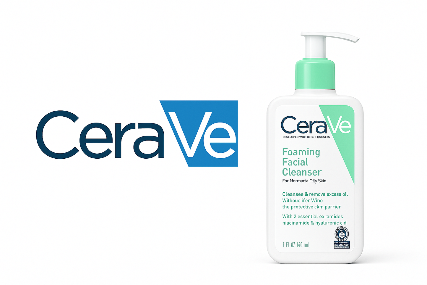 CeraVe Foaming Cleanser 236ml – Gentle Gel Cleanser for Oily Skin