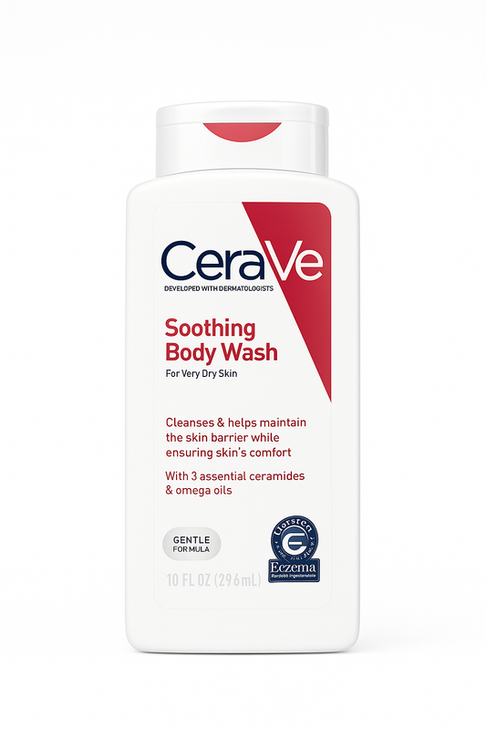 CeraVe Soothing Body Wash 296ml – Gentle Hydrating Cleanser for Sensitive Skin