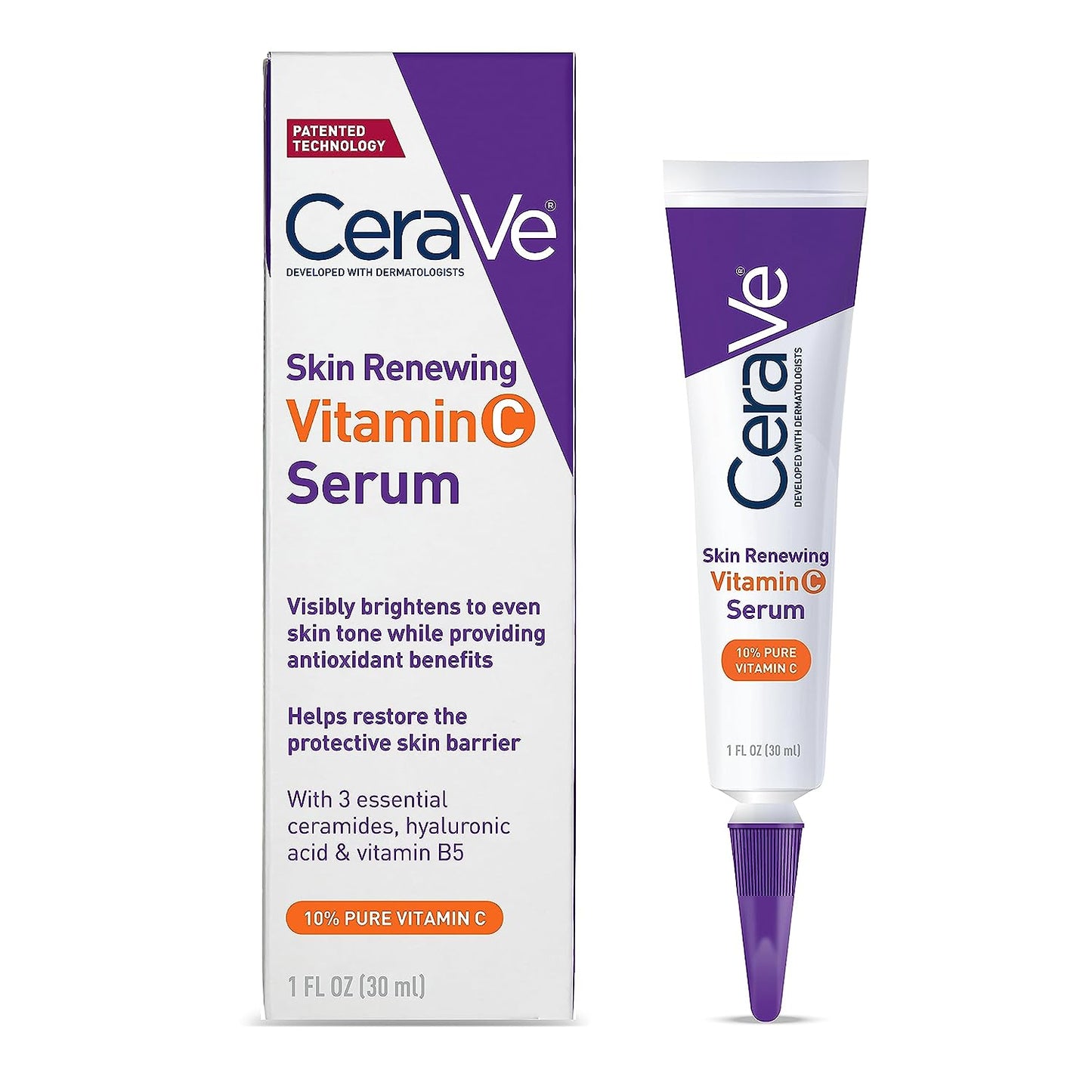 CeraVe Skin Renewing Vitamin C Serum 30ml – Brightening Antioxidant Serum