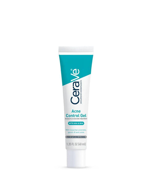 CeraVe Acne Control Gel 40 ml – 2% Salicylic Acid Treatment for Acne-Prone Skin