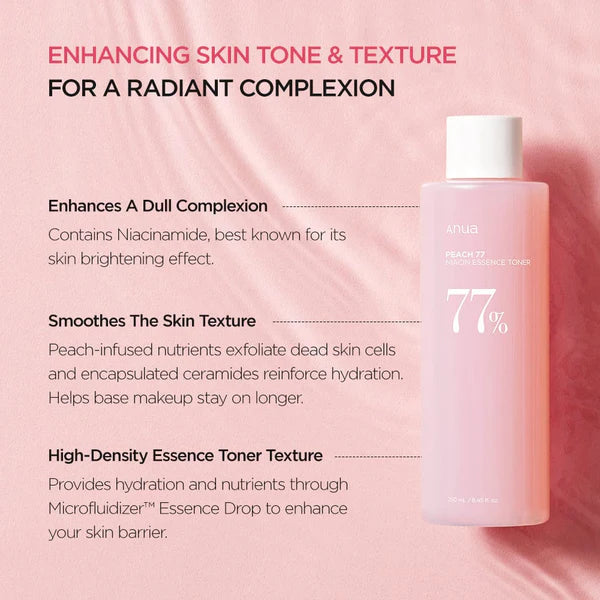 Anua Peach 77 Niacinamide Essence Toner